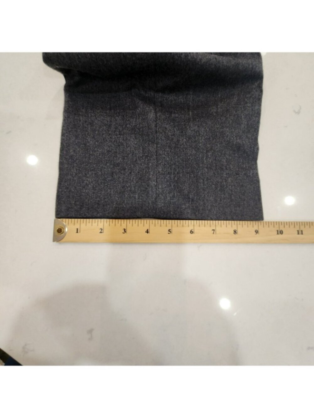 Vintage Evan Picone Dress Pants Mens 34x32 100% Pure Wool Gray 80s Preppy - Picture 14 of 15